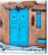 Blue Door Canvas Print