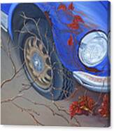 Blue Fender Canvas Print