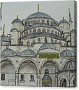 Blue Mosque Istanbul Turkey Canvas Print