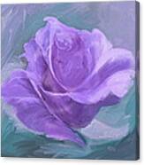 Blue Rose Canvas Print
