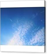 Blue Sky <3 Canvas Print