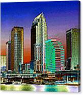 Tampa A Blue Sky City Original Work Canvas Print