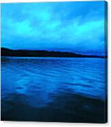 Blue Water In The Morn Canvas Print