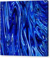 Blue Waves Of Beauty Canvas Print