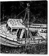 Boat Graveyard Canvas Print