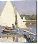 Boaters At Argenteuil Canvas Print