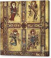 Book Of Kells. 8th-9th C. Fol.27v Canvas Print