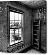 Boo's Room - Black And White Canvas Print