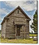 Bostick School House Canvas Print