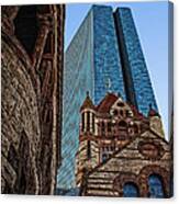 Boston Architecture Icon Poster Canvas Print