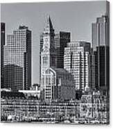 Boston Harbor And Skyline Ii Canvas Print