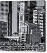 Boston Harbor And Skyline Iv Canvas Print