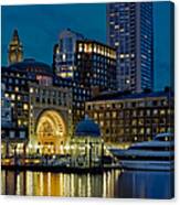 Boston Harbor Canvas Print