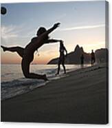 Brazils Various Forms Of Soccer Canvas Print