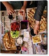 #breakfastproject  Barber & Tea Shop Canvas Print