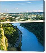 Bridge Across A River, Clifton Canvas Print