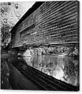 Bridge In Black And White Canvas Print