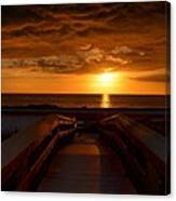 Bridge Sunset Canvas Print