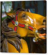 Bronze Carrousel Horse Canvas Print