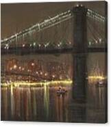 Brooklyn Bridge Cruciform Canvas Print