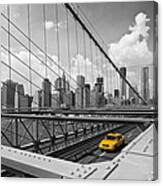 Brooklyn Bridge View Nyc Canvas Print