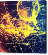 Bubble Chamber Image Of Neutrino Event Canvas Print