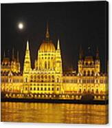 Buda By Night Canvas Print