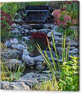 Buddha Water Pond Canvas Print