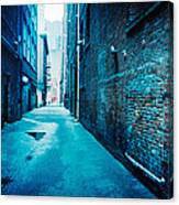 Buildings Along An Alley, Pioneer Canvas Print