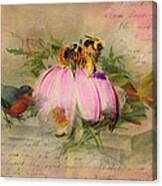 Busy As A Bee Canvas Print