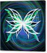 Butterfly Swirl Canvas Print