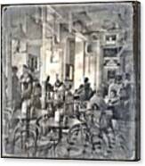 Cafe #gf_daily #igers  #porusski Canvas Print