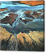 California Aerial - The Desert From Above Canvas Print