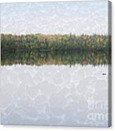 Calm Lake On North Shore Of Lake Superior Canvas Print