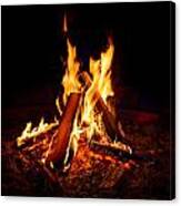 Camp Fire Canvas Print