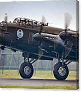 Canadian Lancaster Bomber Canvas Print