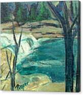 Canajoharie Creek Near Village Canvas Print