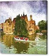 Canal in Brugge Canvas Print