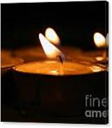 Candle Lights Canvas Print