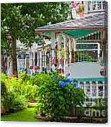 Candy Cottages In Oak Bluffs Canvas Print
