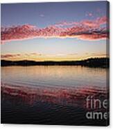 Candy Pink Reflections - Sunrise Canvas Print