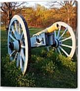 Cannon In The Grass Canvas Print