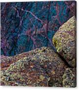 Canyon Rock Abstract Canvas Print