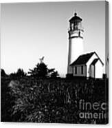 Cape Blanco Lighthouse - Bw Canvas Print