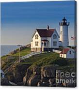 Cape Neddick Nubble Lighthouse York Maine Canvas Print