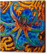 Caribbean Octopus #2 Canvas Print