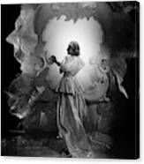 Carole Lombard On A Movie Set Canvas Print