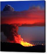 Carstens Fire Mariposa County Ca Canvas Print