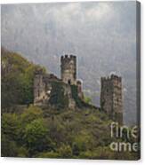 Castle In The Mountains. Canvas Print