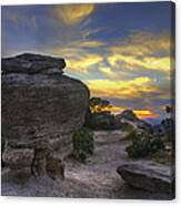 Catalina Mountains Sunset Near Tucson Arizona Canvas Print